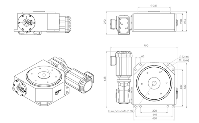 數(shù)控回轉(zhuǎn)工作臺(tái)
